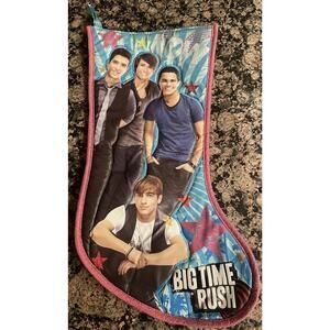 2012‎ BIG TIME RUSH Now Large 18” Rare! Christmas Stocking Kurt S. Adler